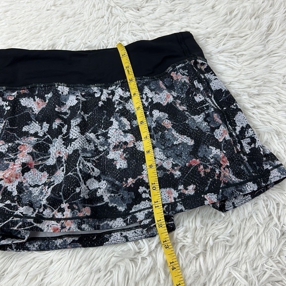 Lululemon Pace Rival Skirt (Regular) *No Panels Spring Bloom Multi / Black - Picture 2 of 6